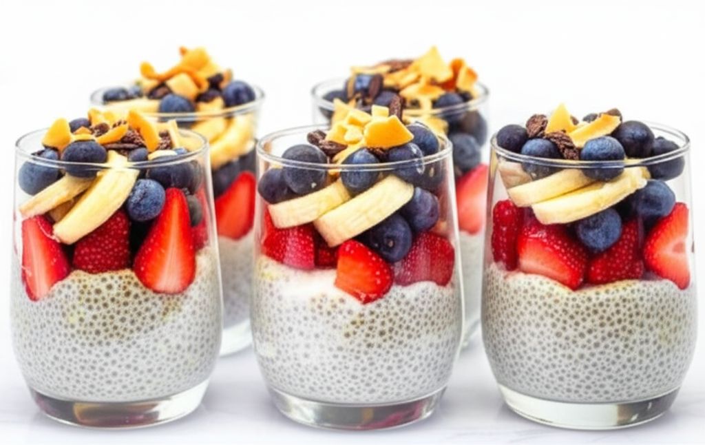 Banana Split Chia Seed Pudding