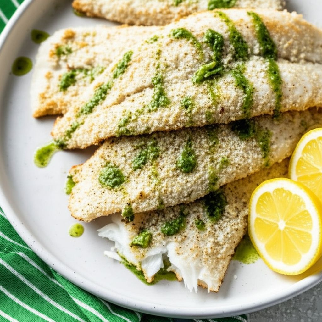 Barramundi with Lemon Basil Sauce
