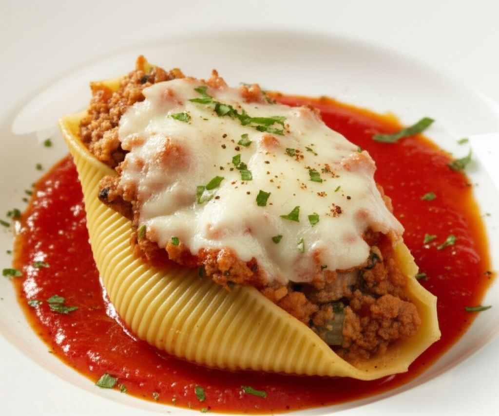 Beef and Mushroom Stuffed Shells