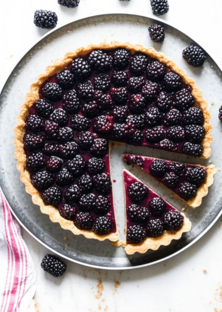 Blackberry Curd Tart