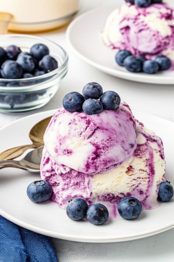 Blueberry Cheesecake Ice Cream