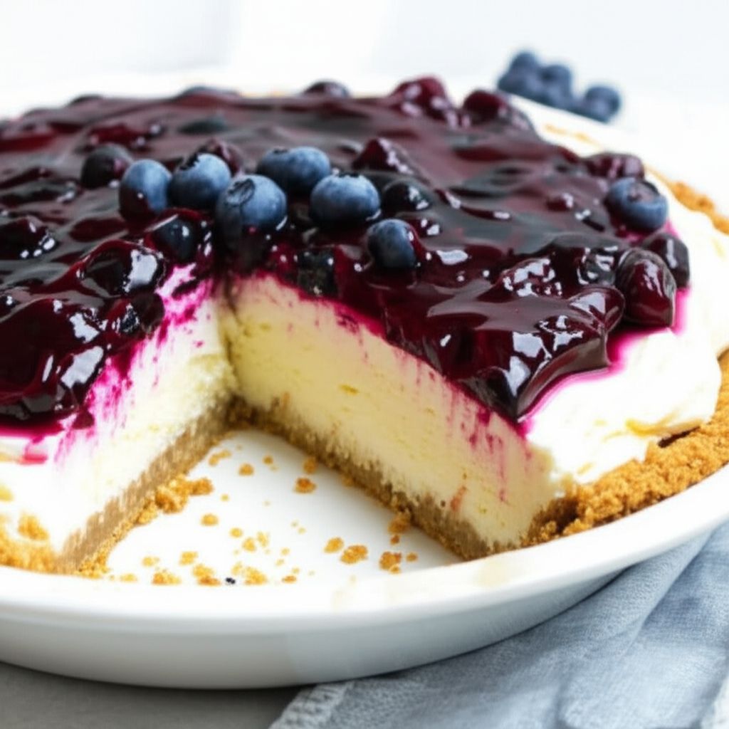 Blueberry Cream Cheese Pie