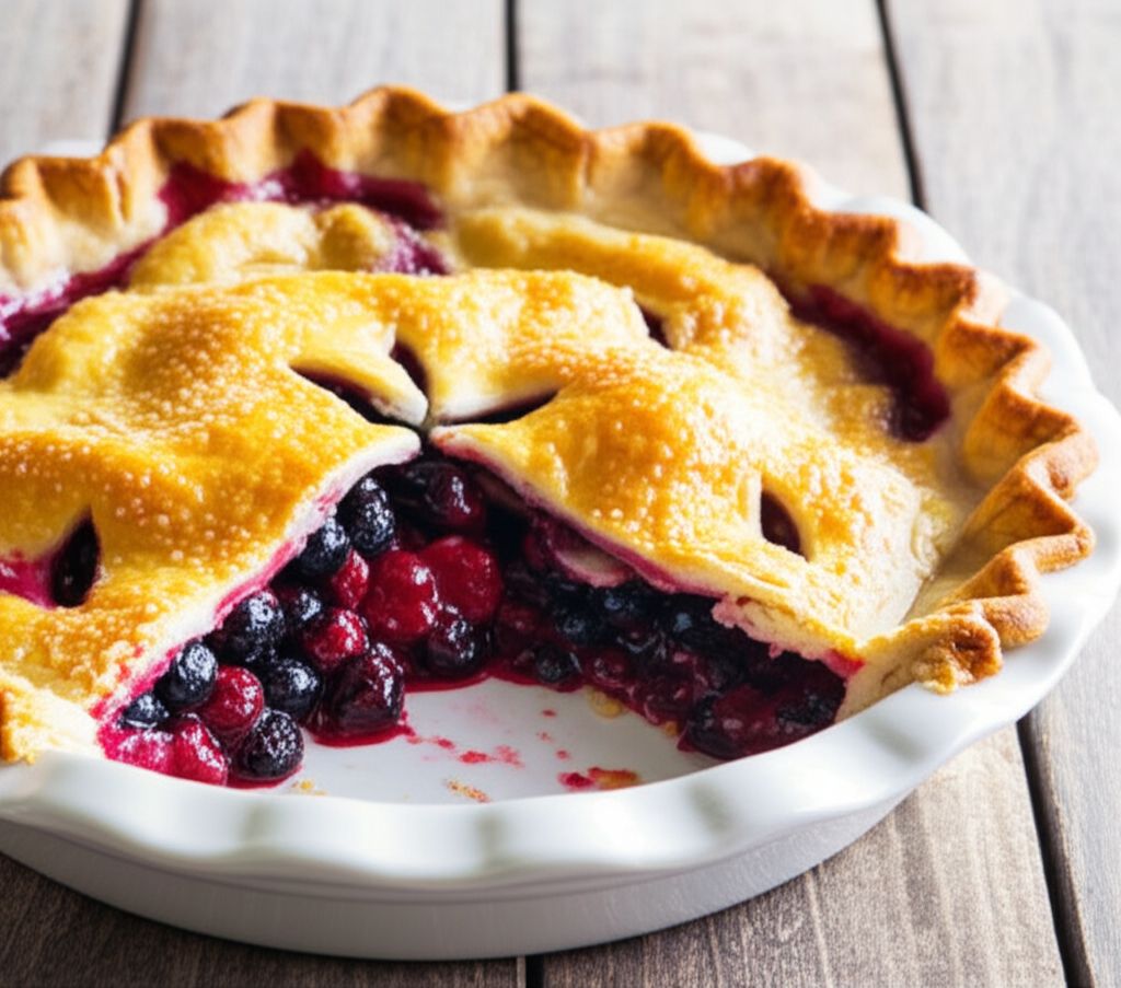Blueberry Raspberry Pie