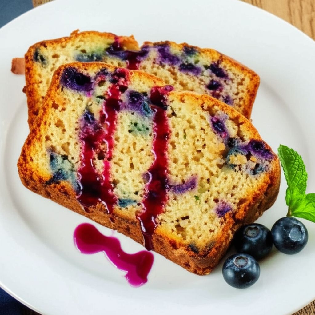 Blueberry Summer Squash Bread
