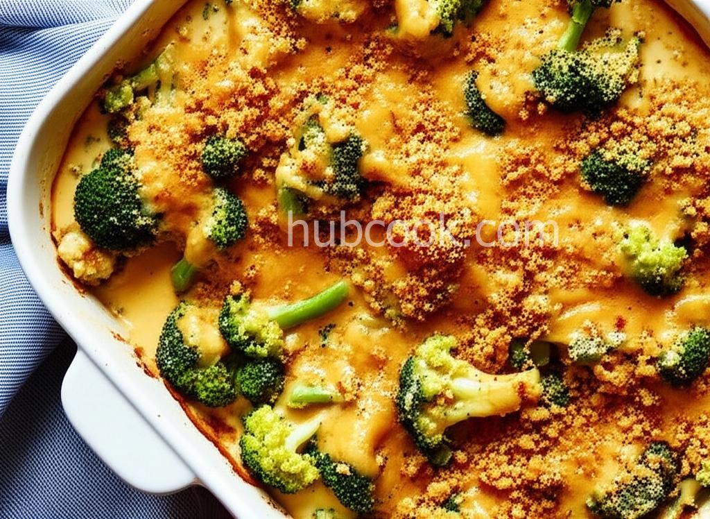 Broccoli and Cauliflower Gratin