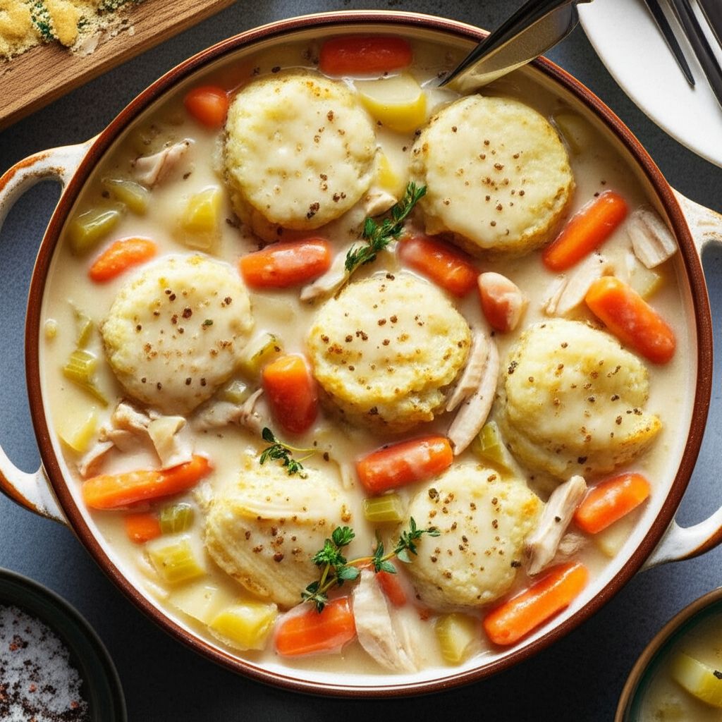 Campbell's® Slow-Cooker Chicken and Dumplings