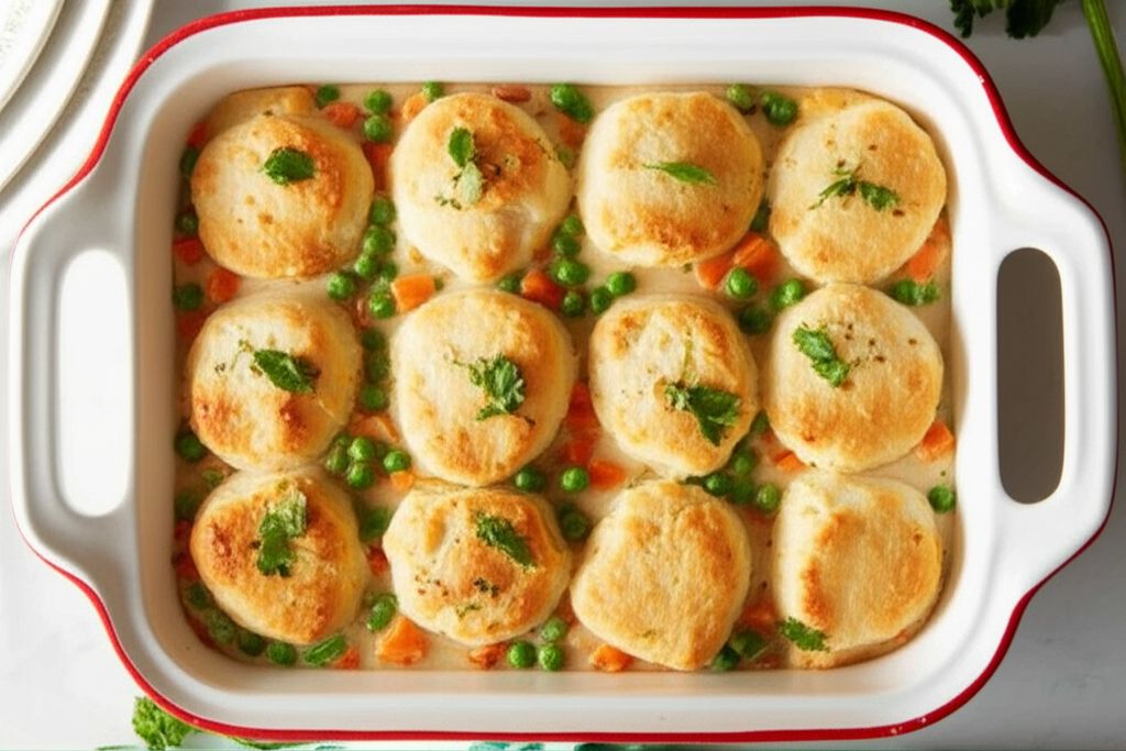 Chicken Biscuit Pie