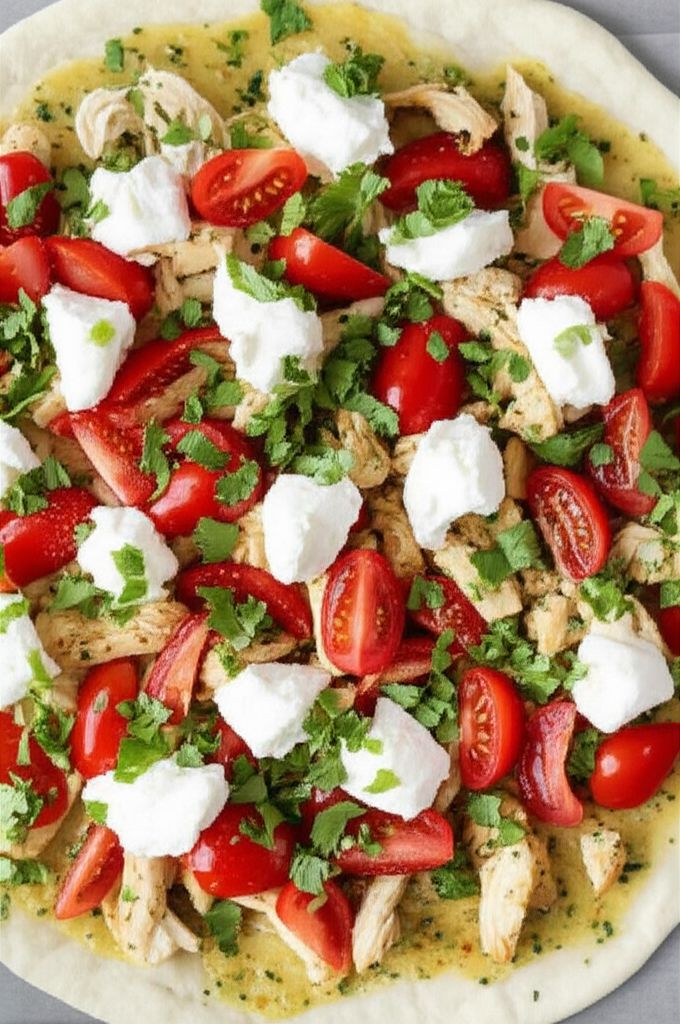 Chicken Garlic Pizza