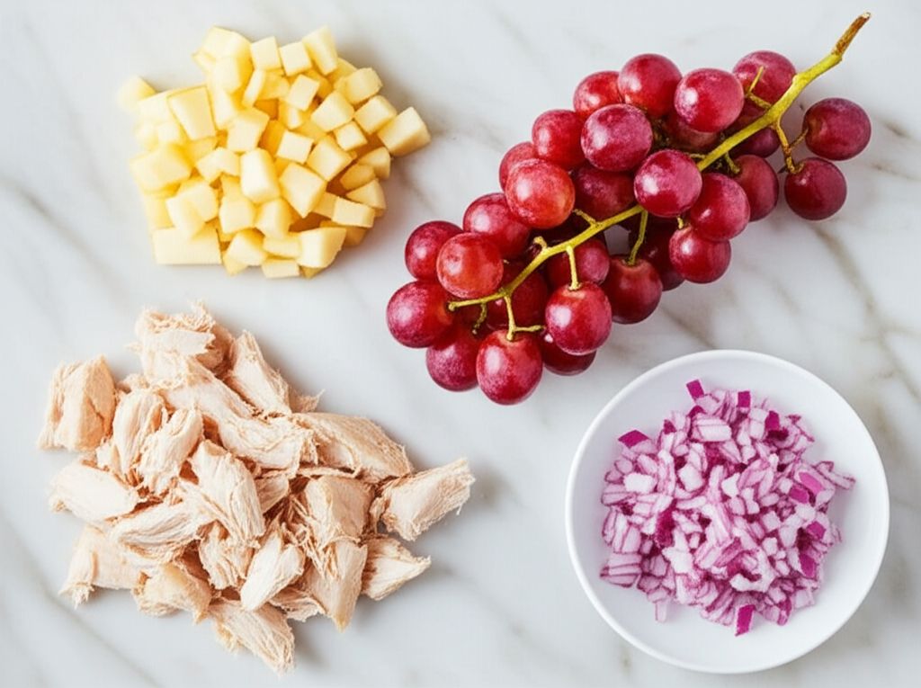 Chicken Salad with Grapes and Apples