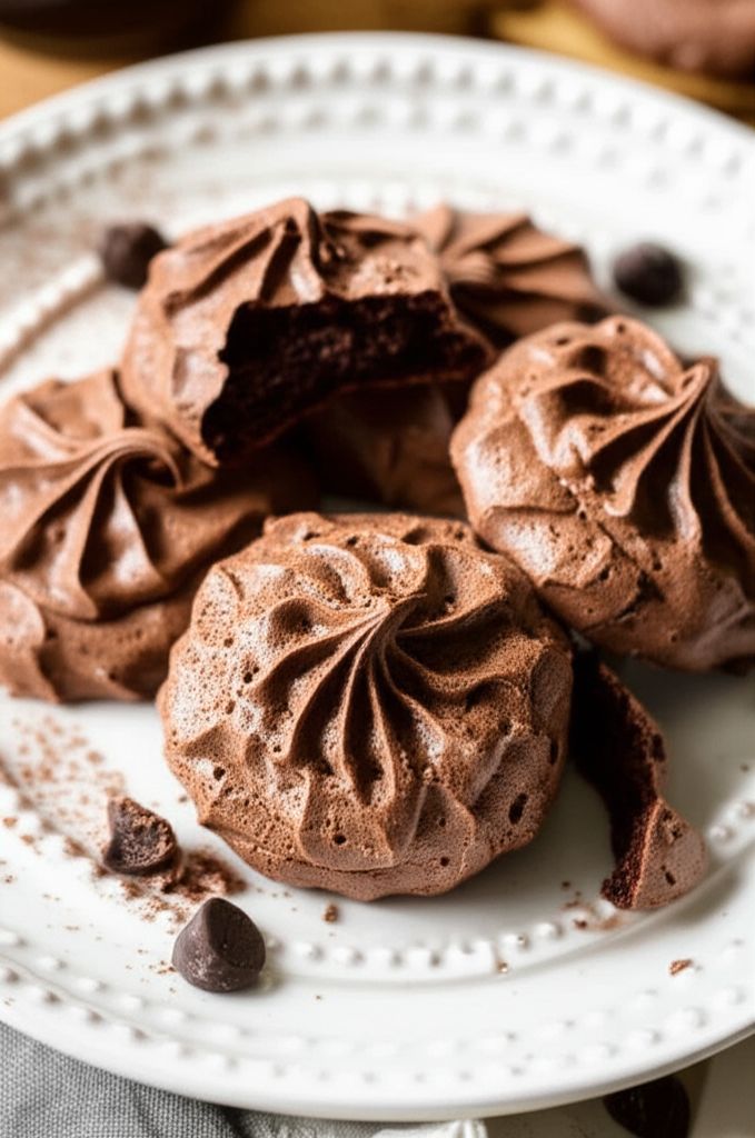 Chocolate Meringue Cookies