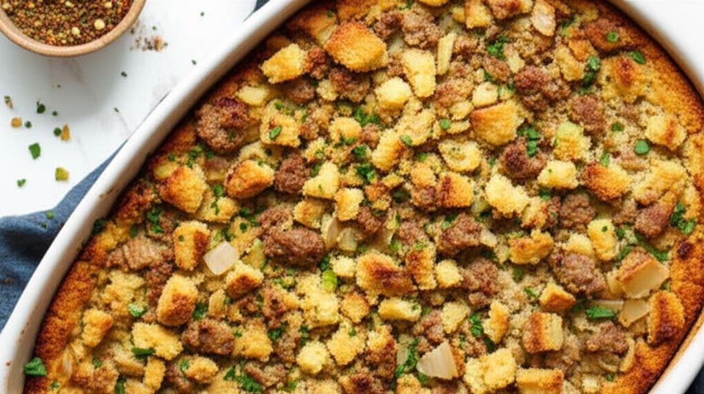 Cornbread Stuffing with Sausage