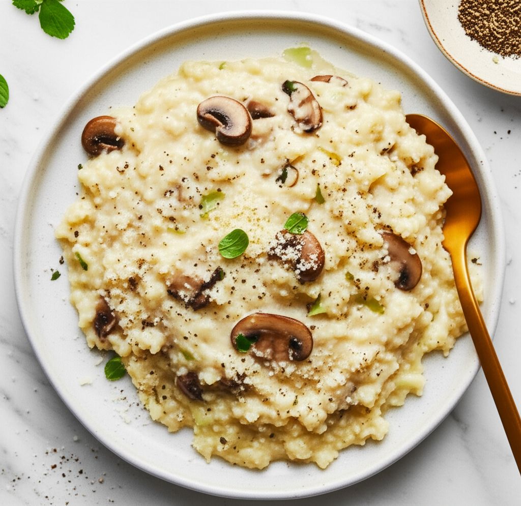Creamy Keto Cauliflower Risotto
