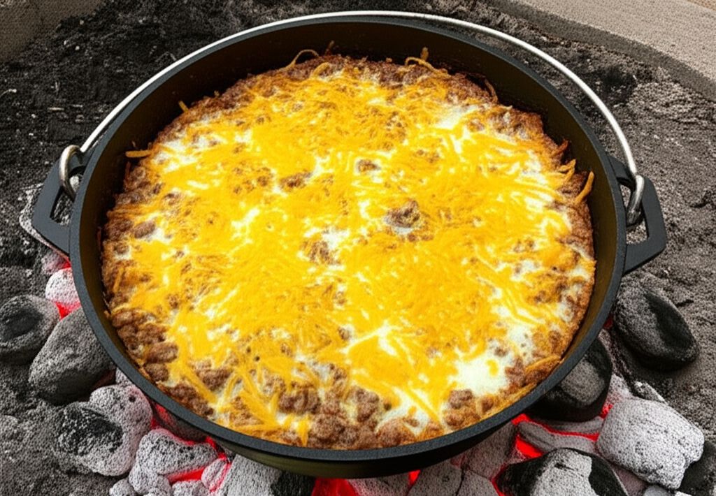 Dutch Oven Mountain Man Breakfast