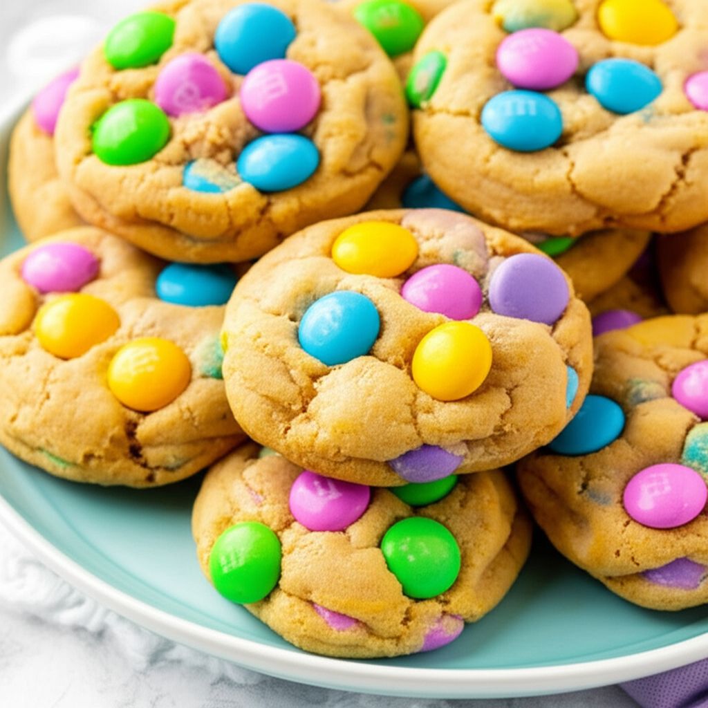 Easter M&M Cookies