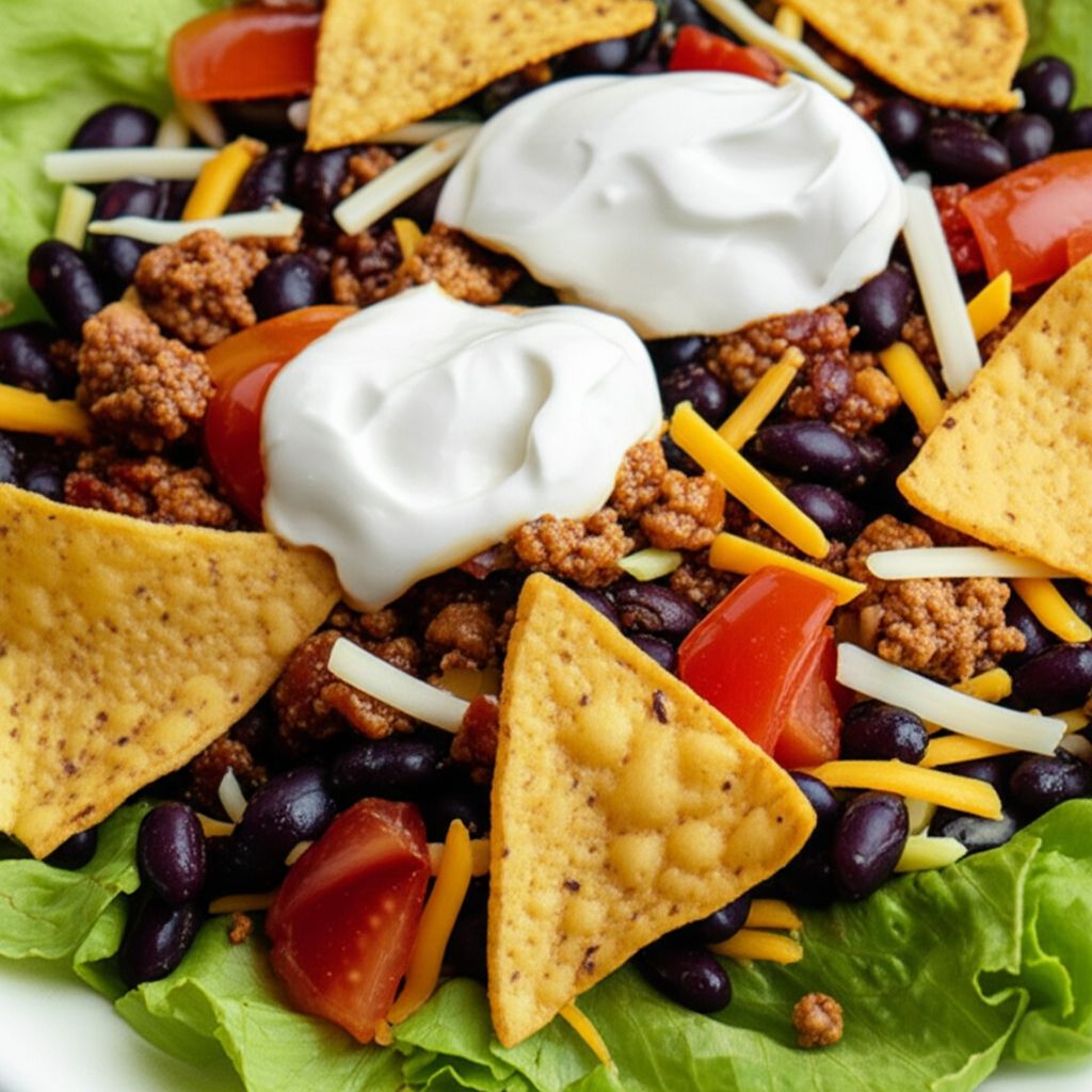 Easy Black Bean Taco Salad