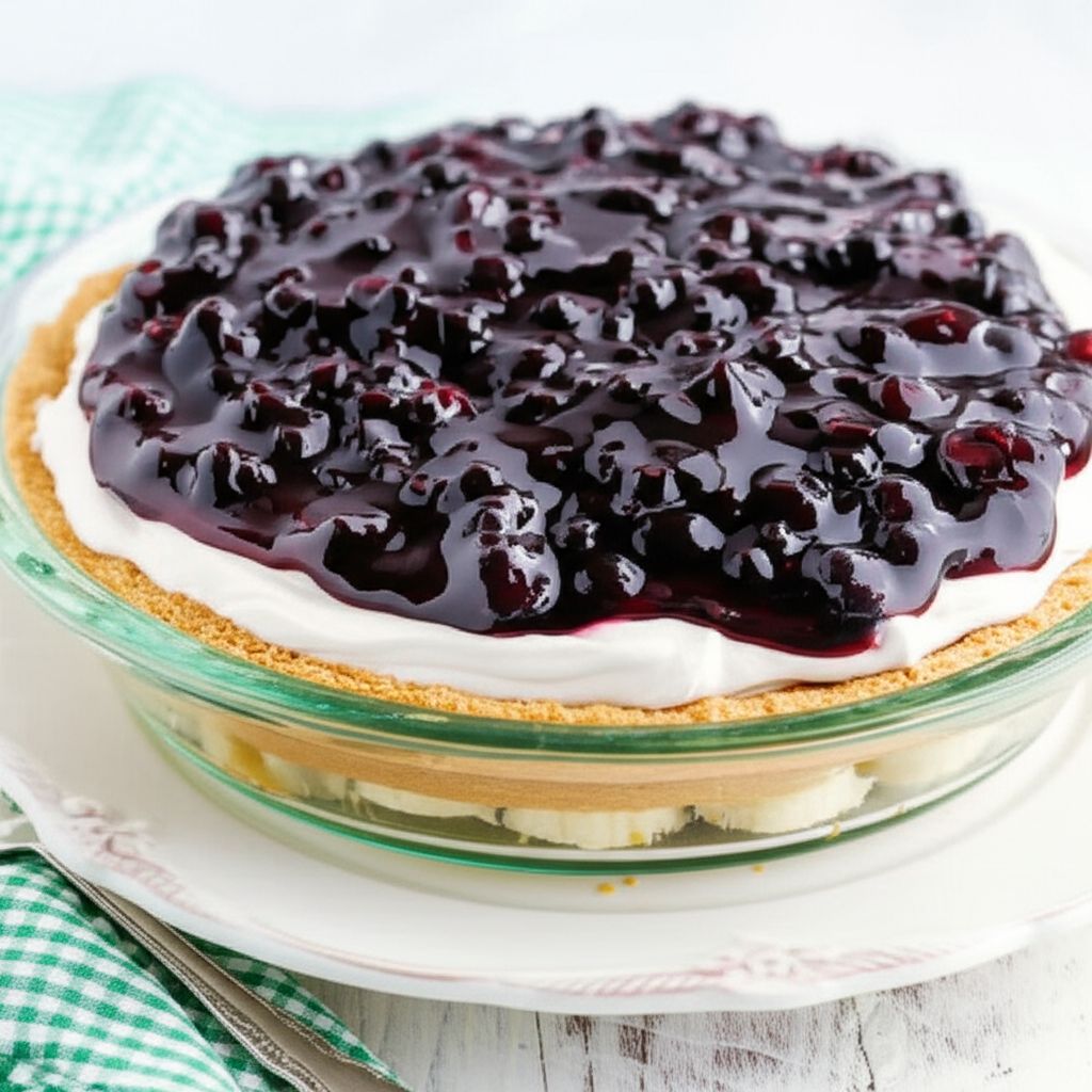 Easy Blueberry Cream Cheese Pie