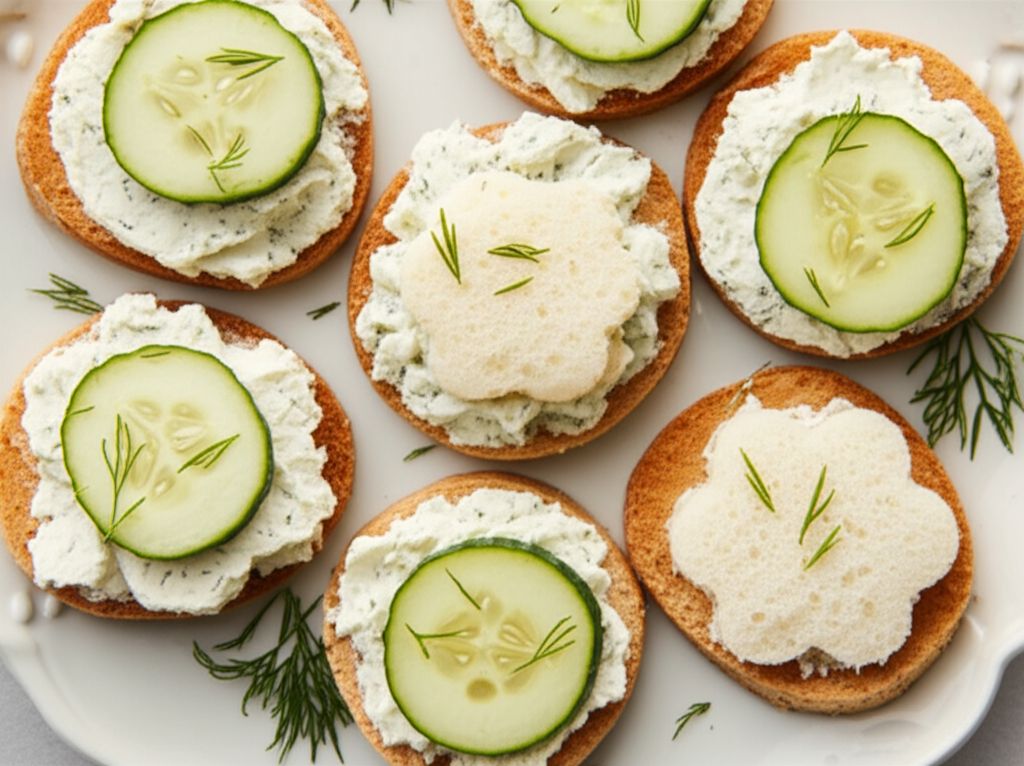 Easy Cucumber Party Sandwiches