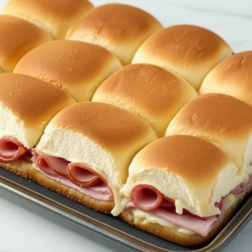 Easy Ham and Cheese Appetizer Sandwiches