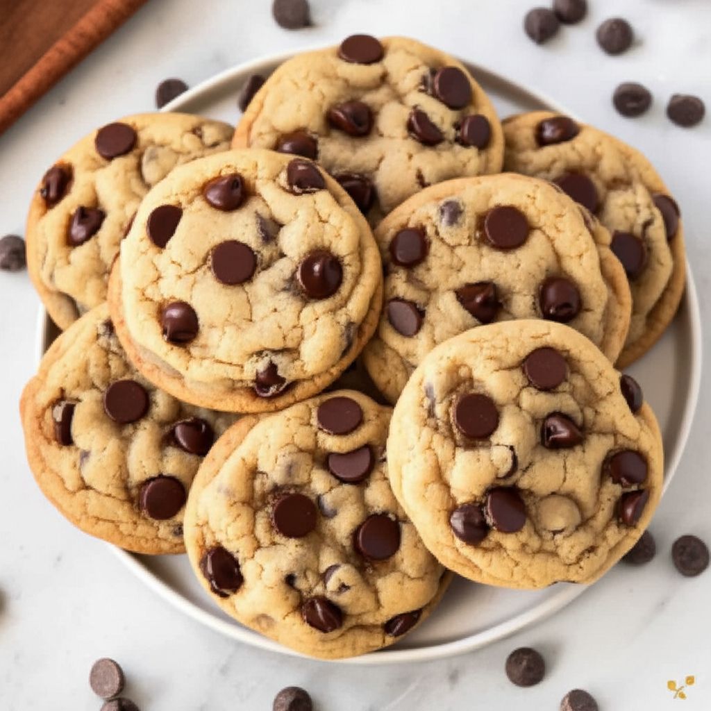 Easy Soft Chocolate Chip Cookies