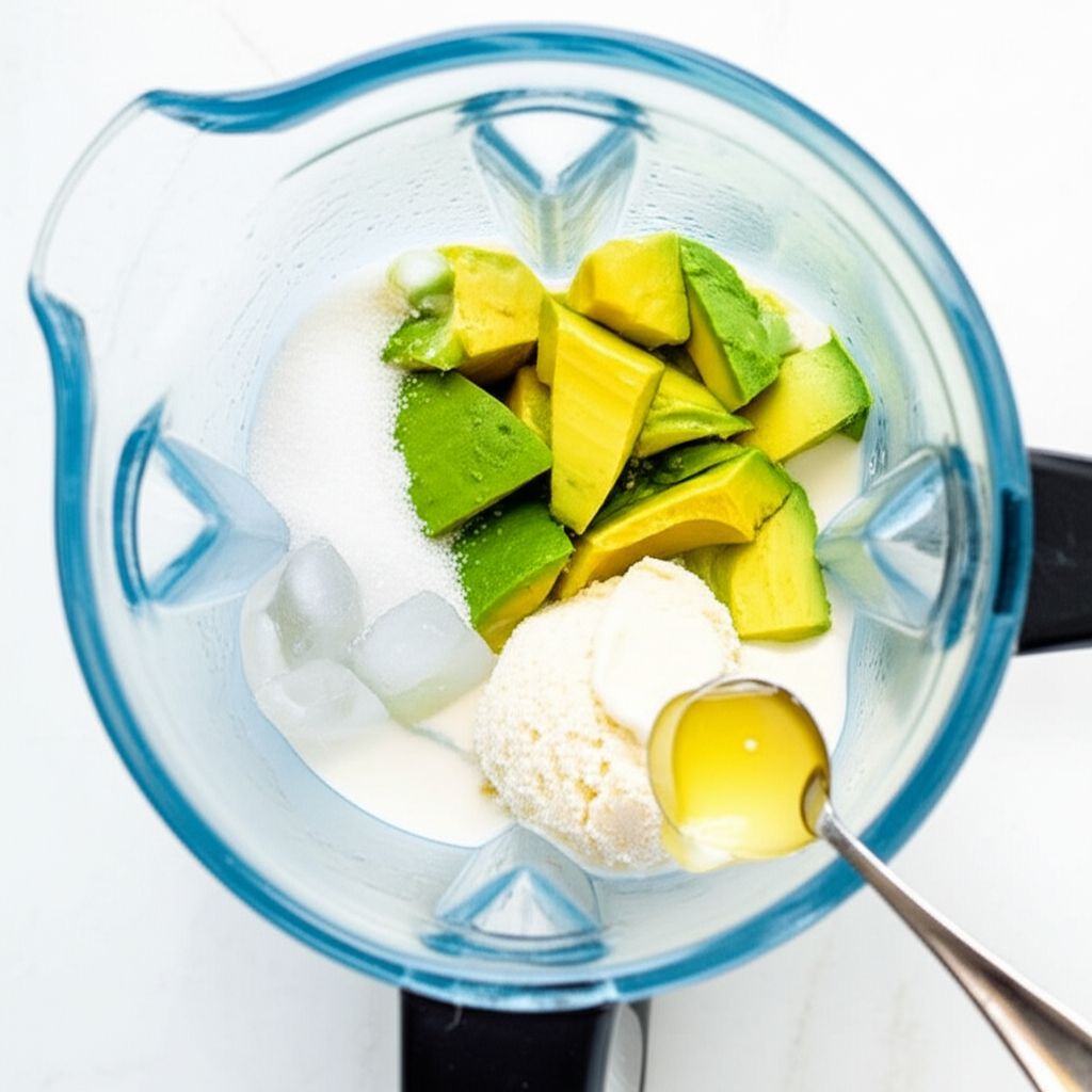 Filipino Avocado Milkshake