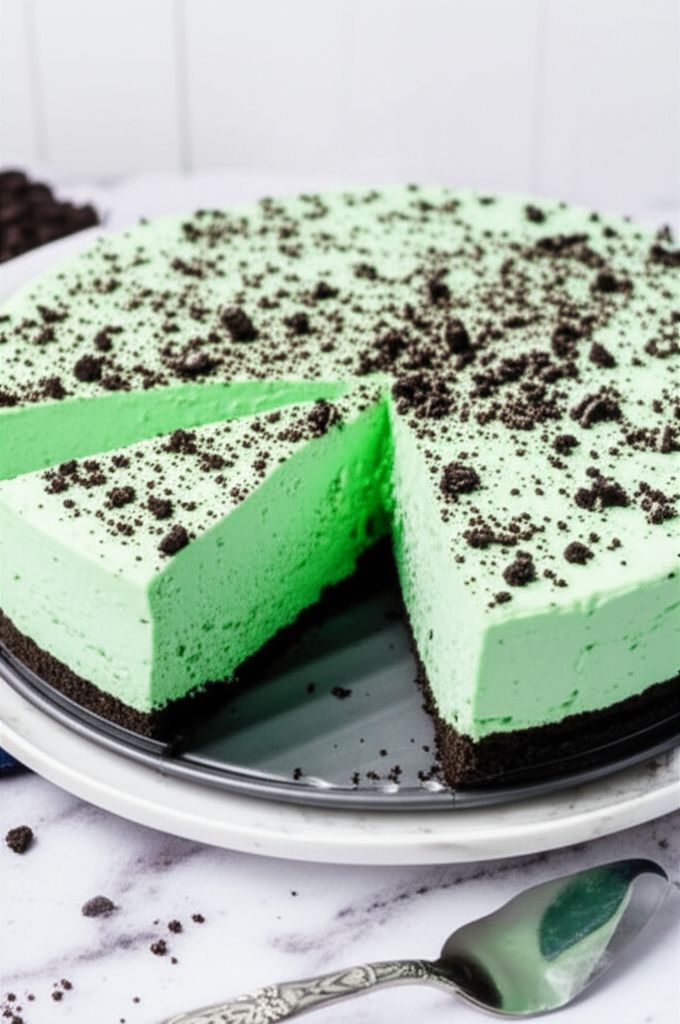 Girl Scout Thin Mints Cheesecake
