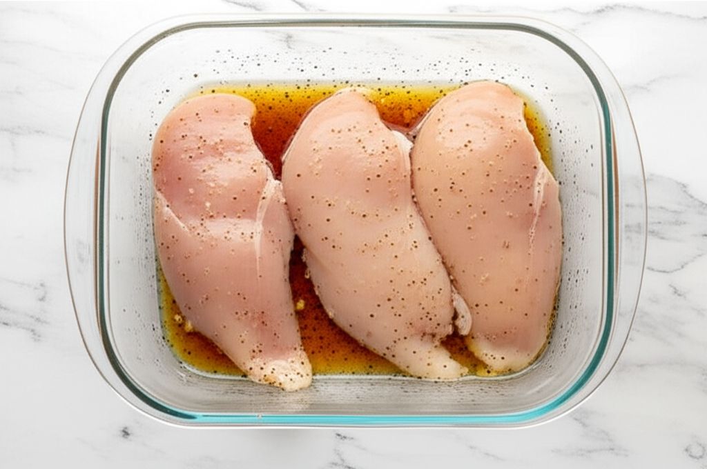 Greek-Style Garlic Chicken Breasts