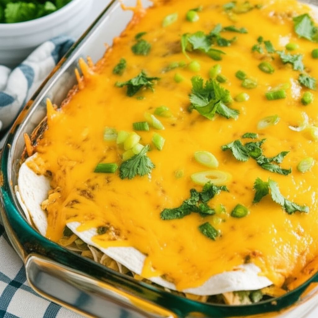 Green Chicken Enchiladas