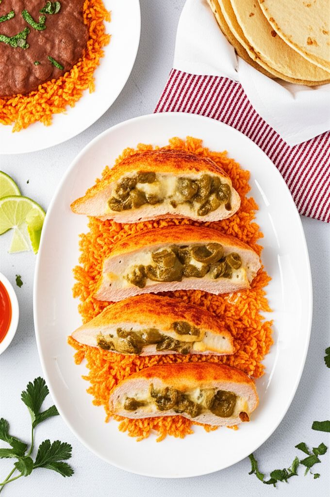 Green Chili and Cheese Chicken