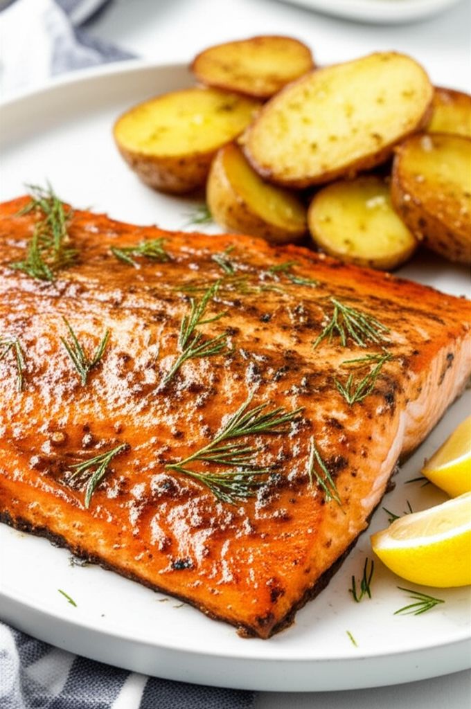 Grilled Marinated Salmon