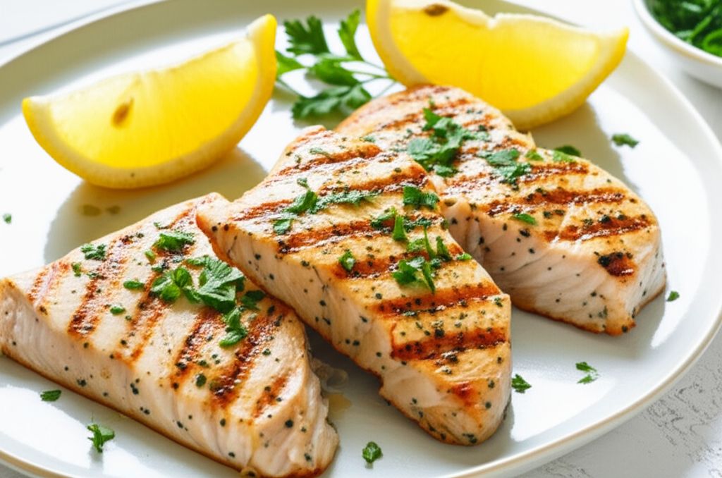 Grilled Marinated Swordfish