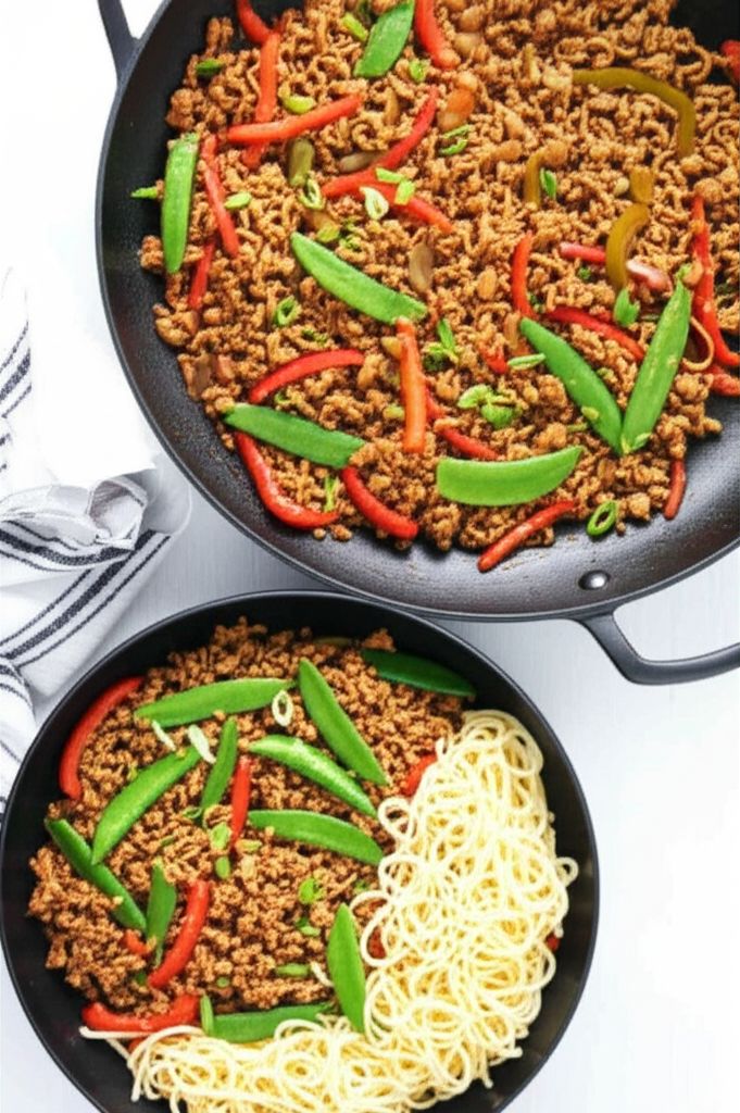 Ground Beef Lo Mein