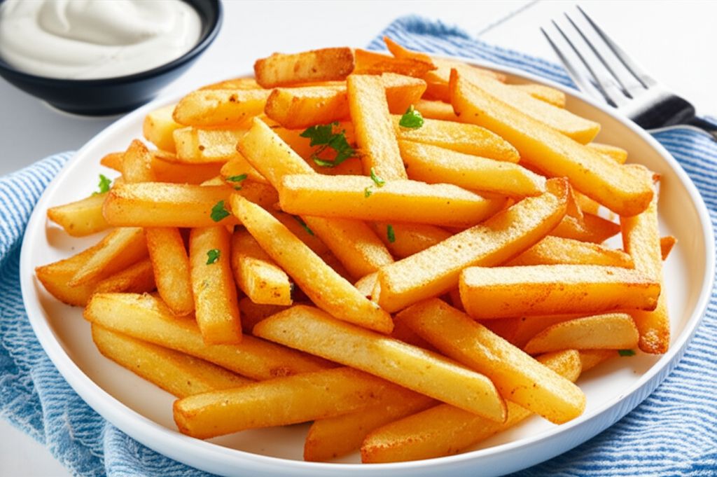 Homemade Crispy Seasoned French Fries