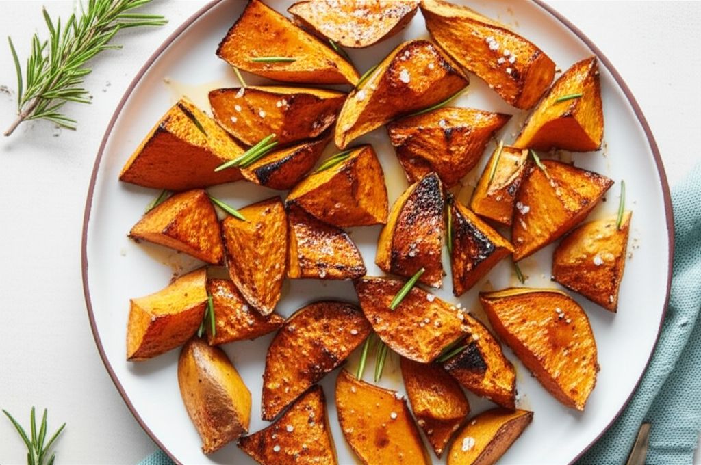 Honey and Rosemary Sweet Potatoes