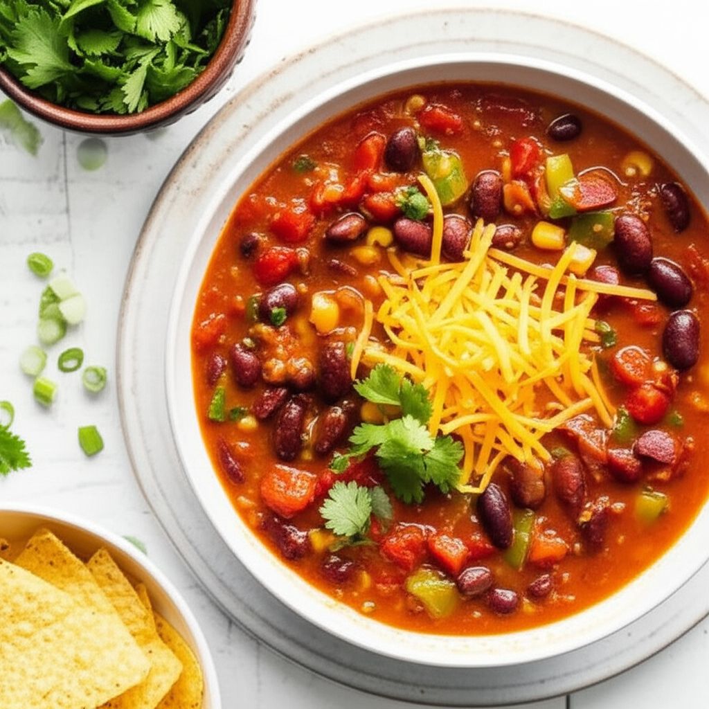 Incredibly Easy Vegetarian Chili
