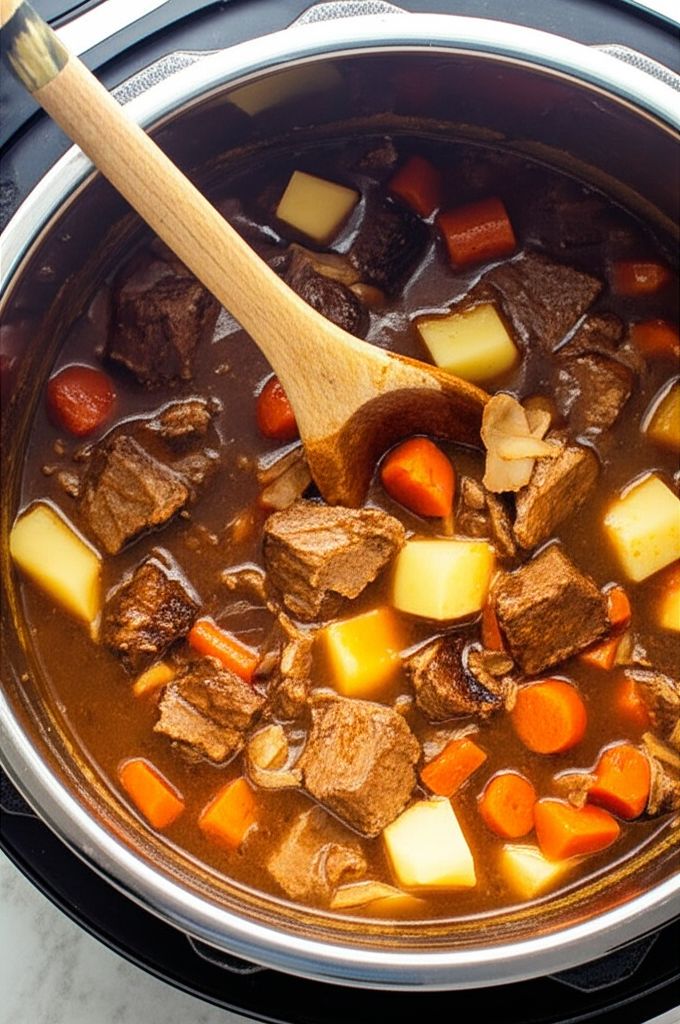 Instant Pot Beef Stew with Frozen Meat