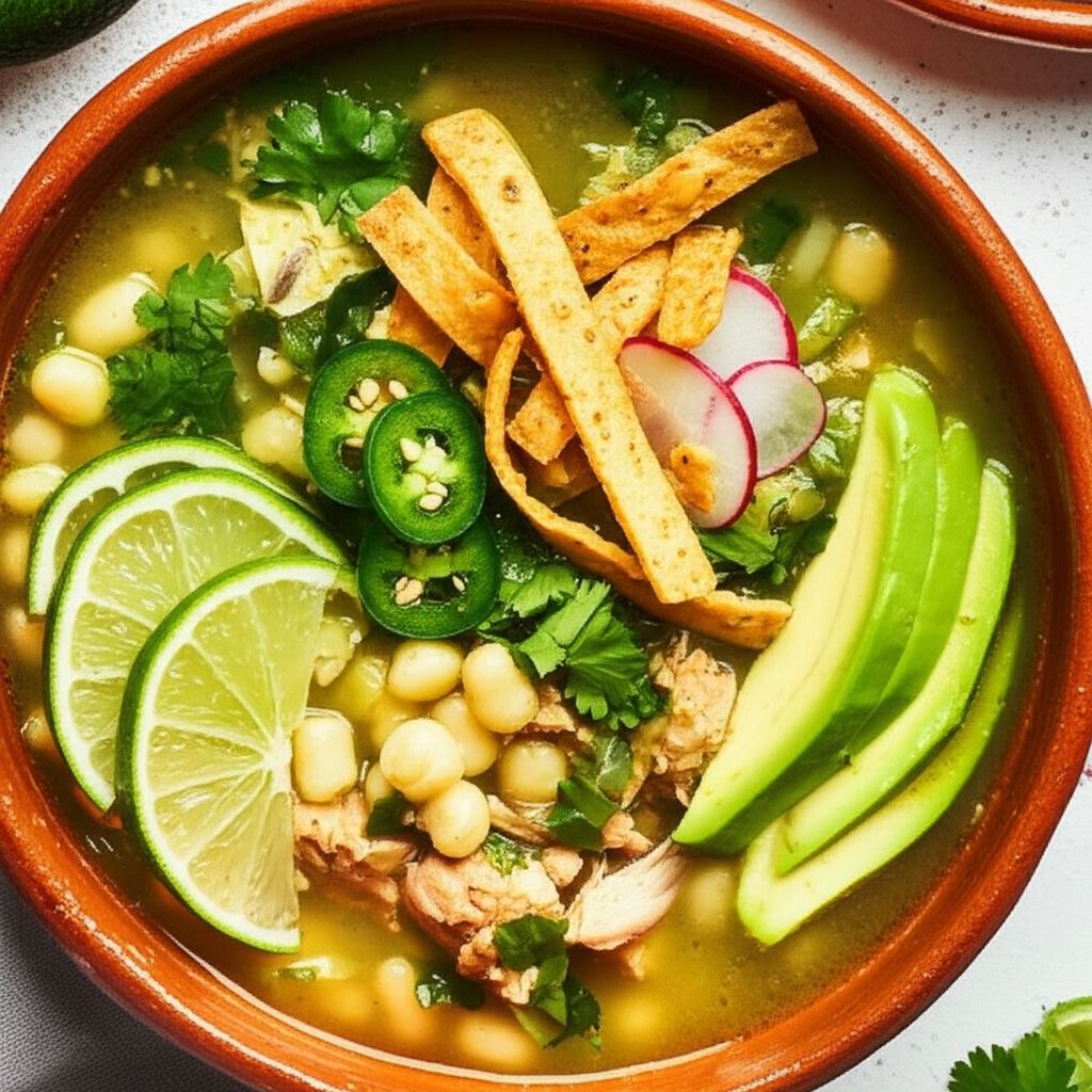 Instant Pot Chicken Posole Verde