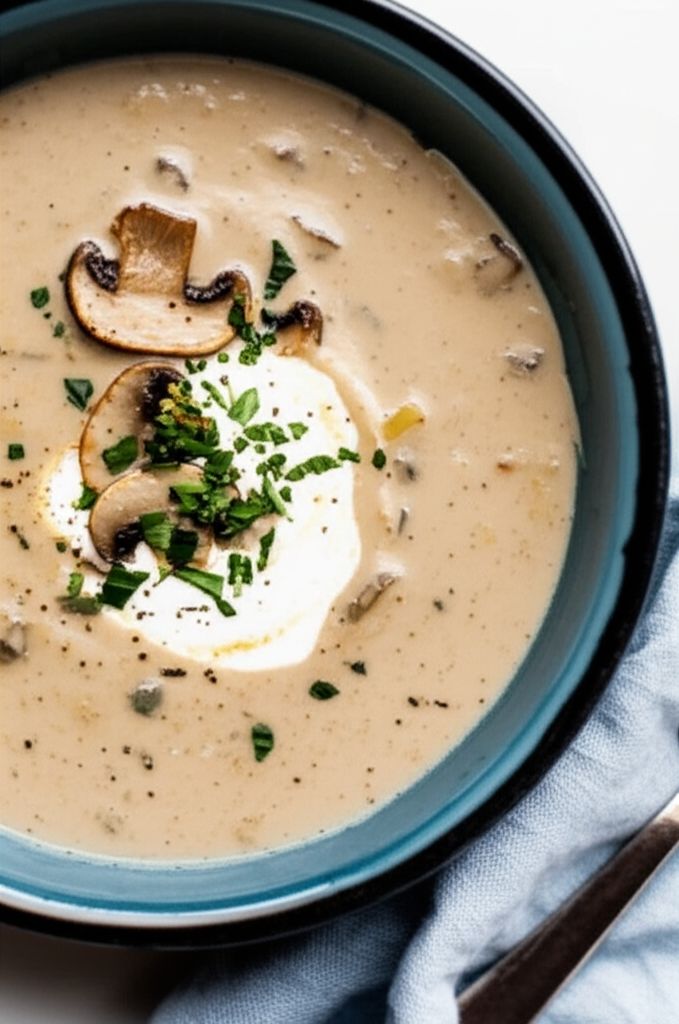 Instant Pot Creamy Mushroom Soup