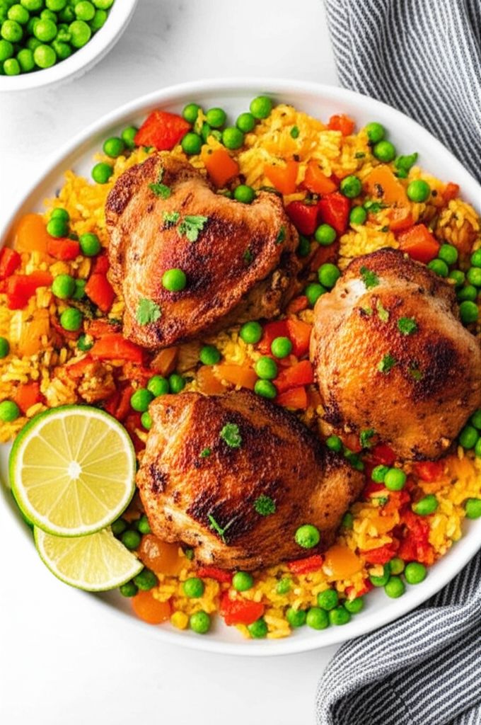 Instant Pot Spanish Chicken and Rice