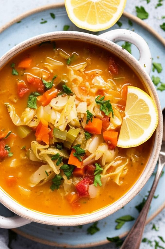 Instant Pot Vegan Cabbage Detox Soup