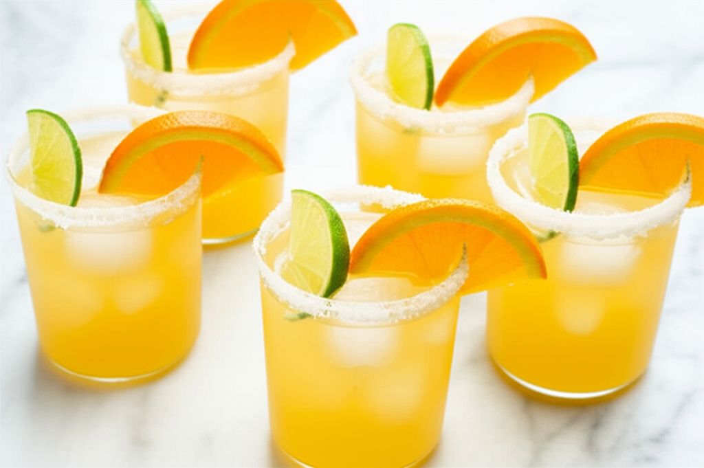 Italian Amaretto Margaritas On the Rocks