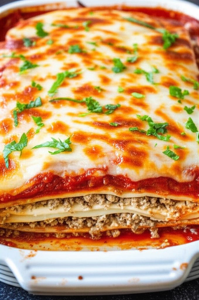 Italian Sausage and Mushroom Lasagna with Béchamel Sauce