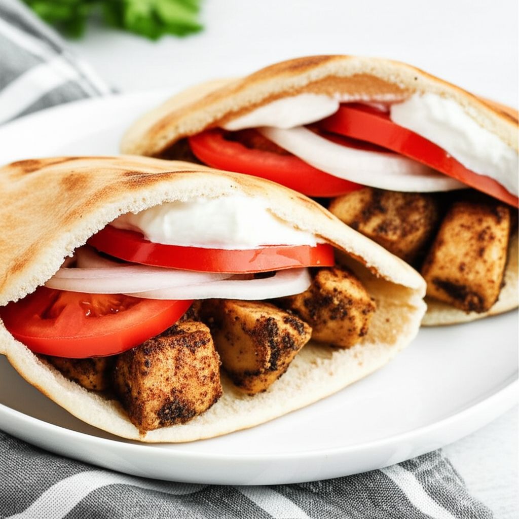 Marinated Chicken Pita Sandwich