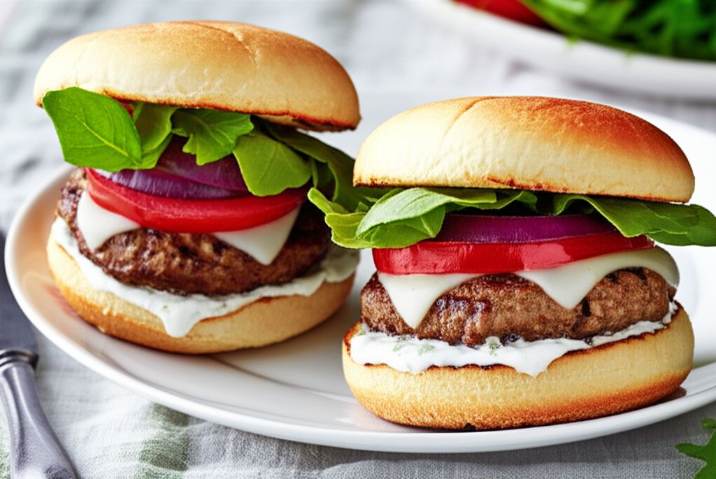 Mediterranean Lamb Burgers