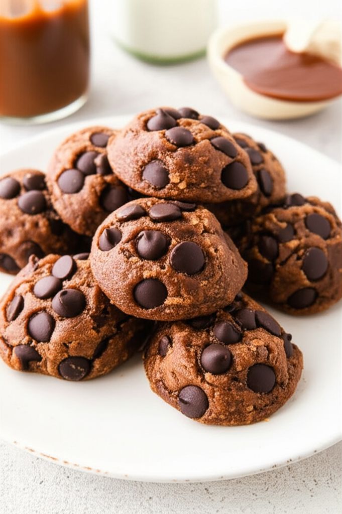 No Bake Chocolate Peanut Butter Cookies