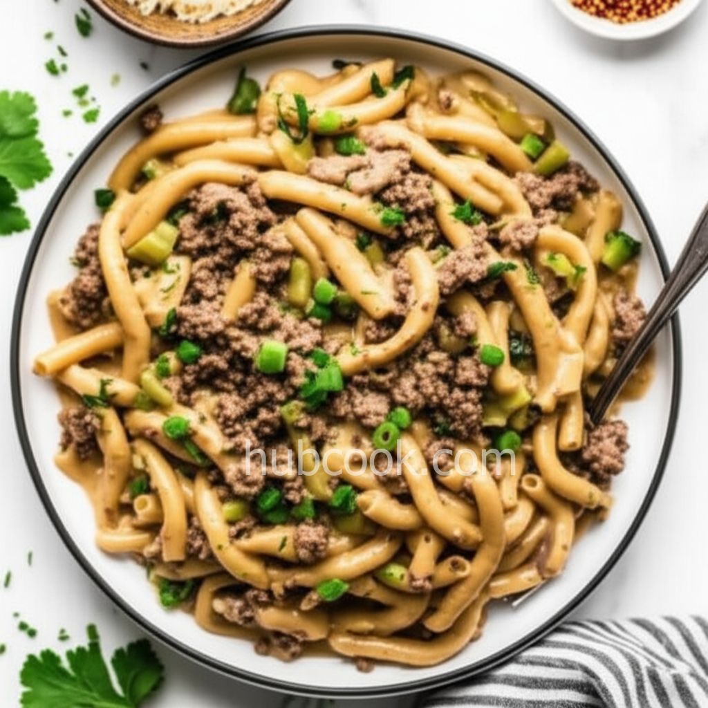 One-Pot Ground Beef Stroganoff