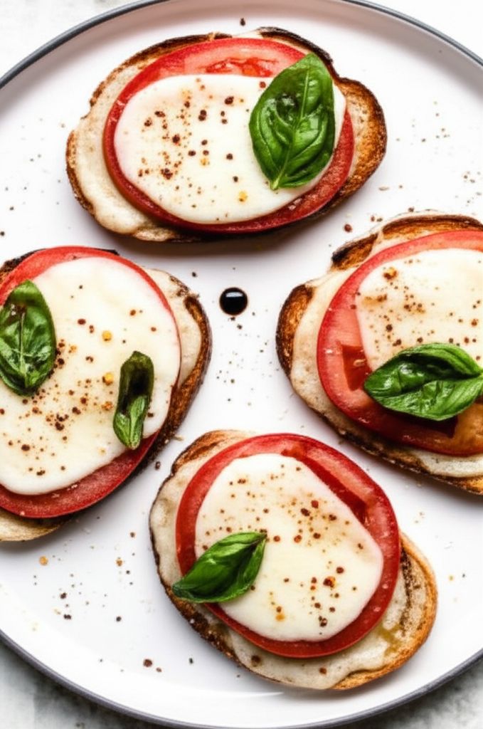 Open-Face Mozzarella Sandwich