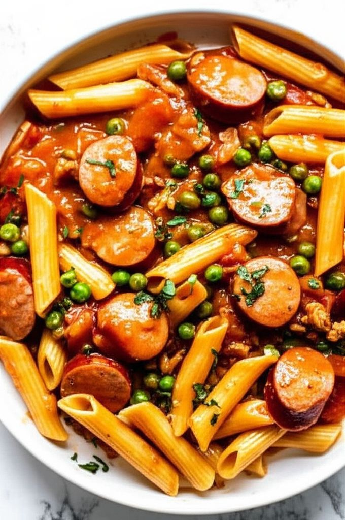 Pasta Skillet with Kielbasa