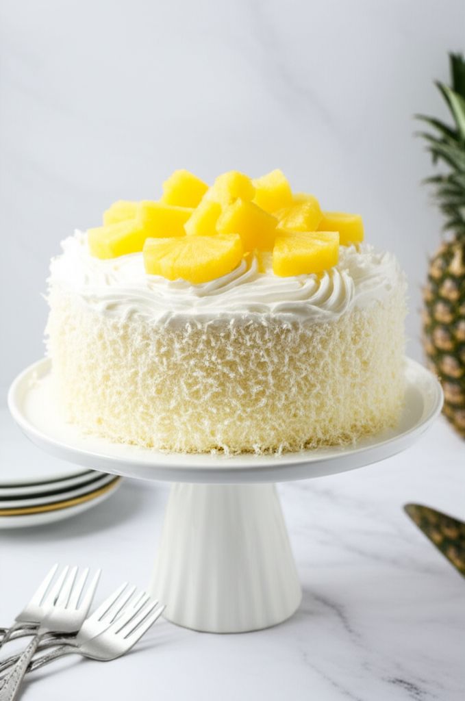 Pineapple Coconut Cake