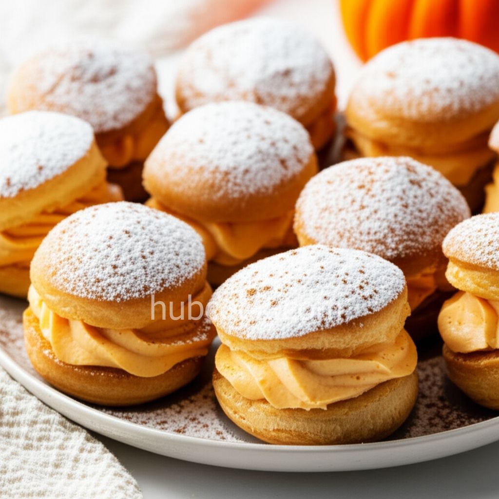 Pumpkin Cream Puffs