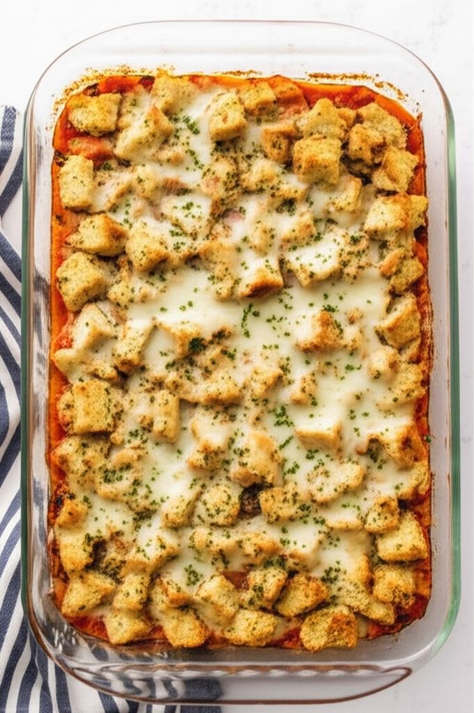 Quick Bruschetta Chicken Bake